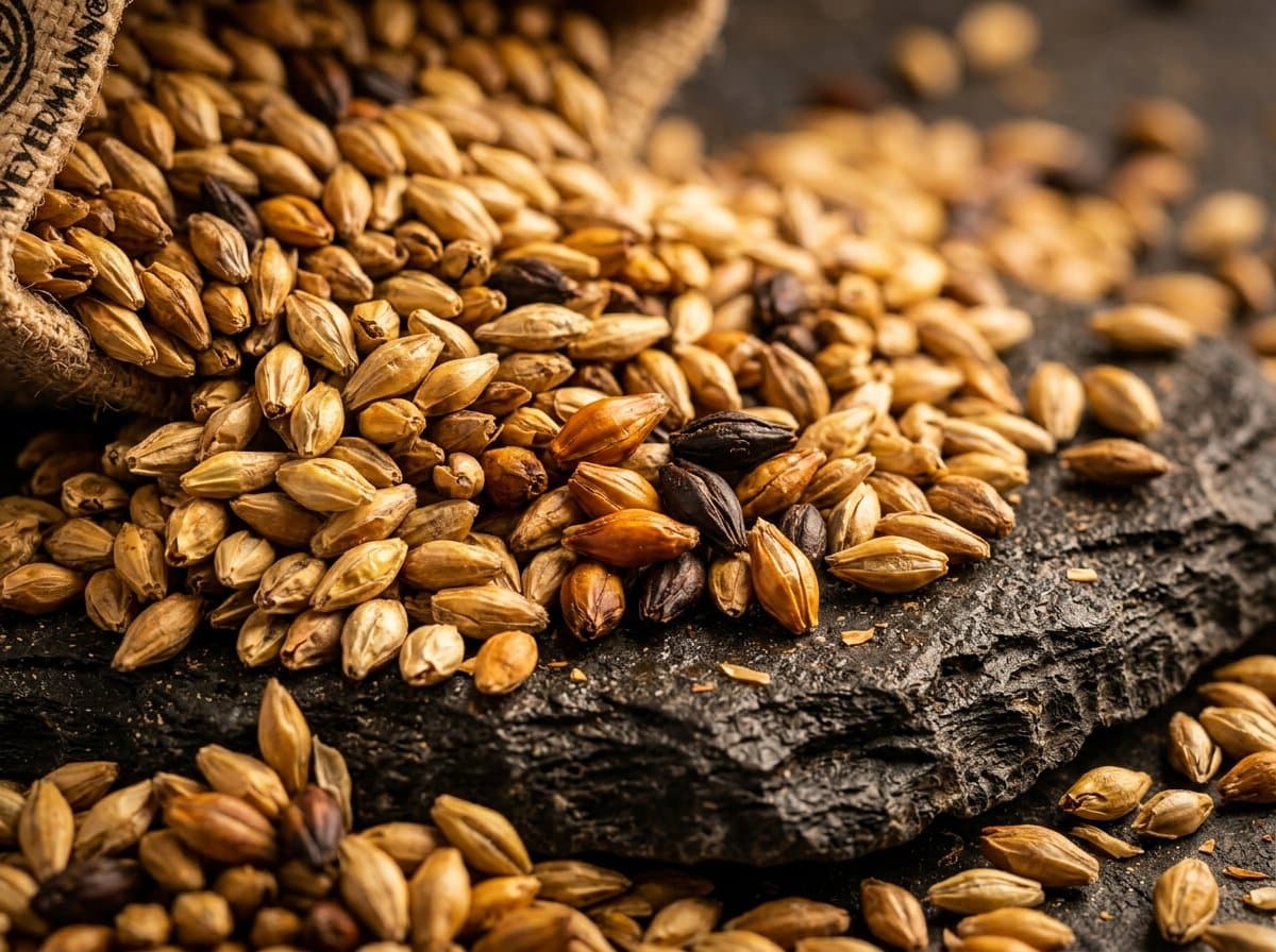 Weyermann malt in the hand